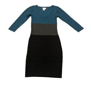 SOPHIE MAX curve hugging maxi dress